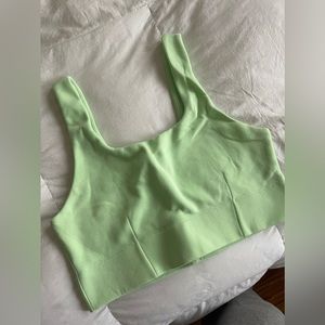 Fabletics "Maddie" Lime Green Bra Top
